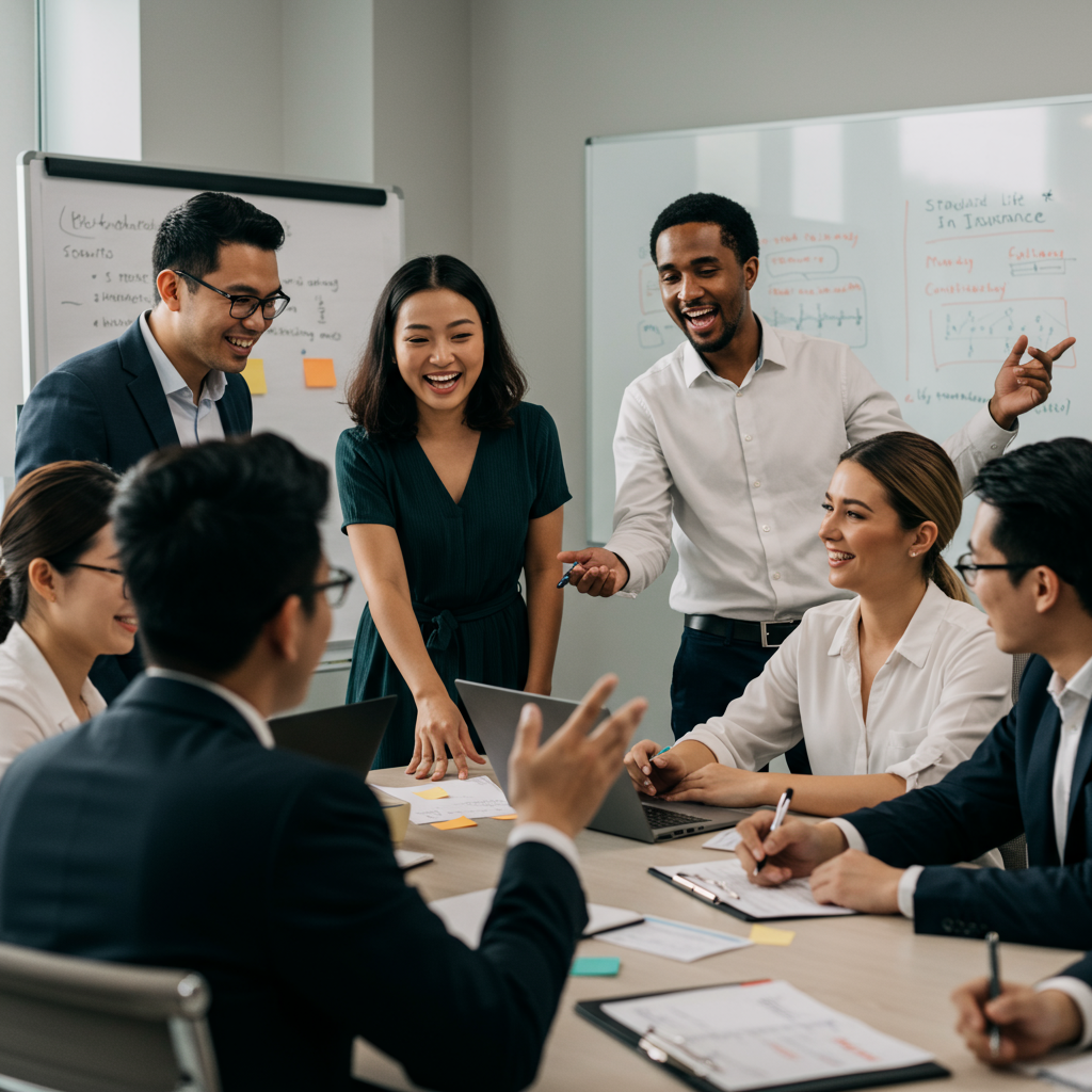 Insurance group meeting