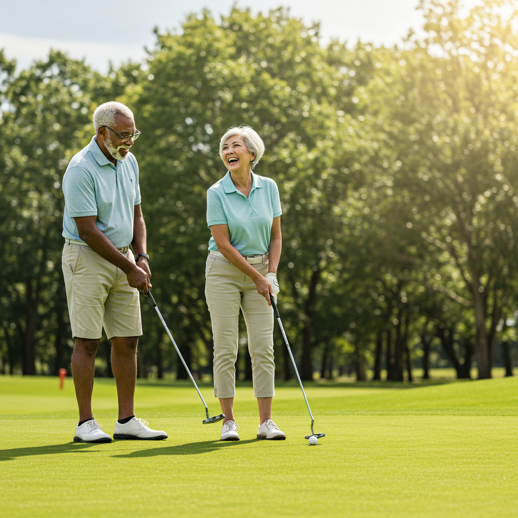 Retirement golfing